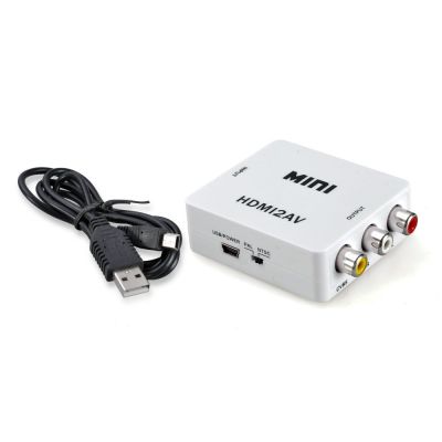 Mini HDMI-AV, Преобразователь / конвертер высокого качества HDMI сигнала видео в сигнал CVBS. Поддерживает NTSC и PAL